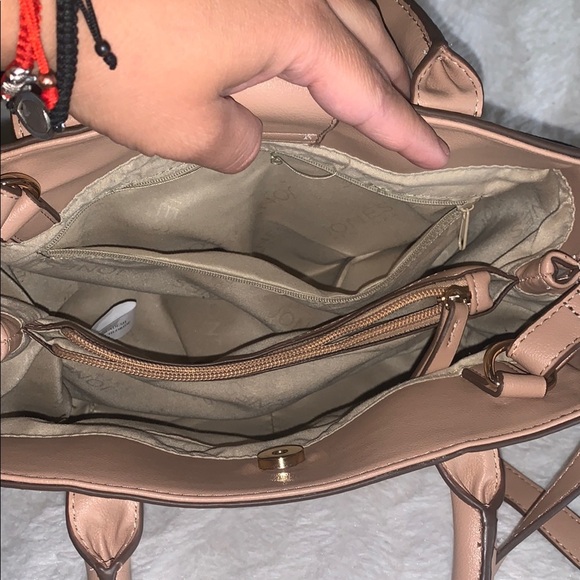 NWOT Jones New York Tan Leather Handbag - Picture 6 of 8